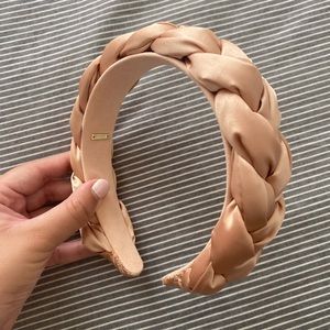 Baublebar Pink Braided Headband - never worn!